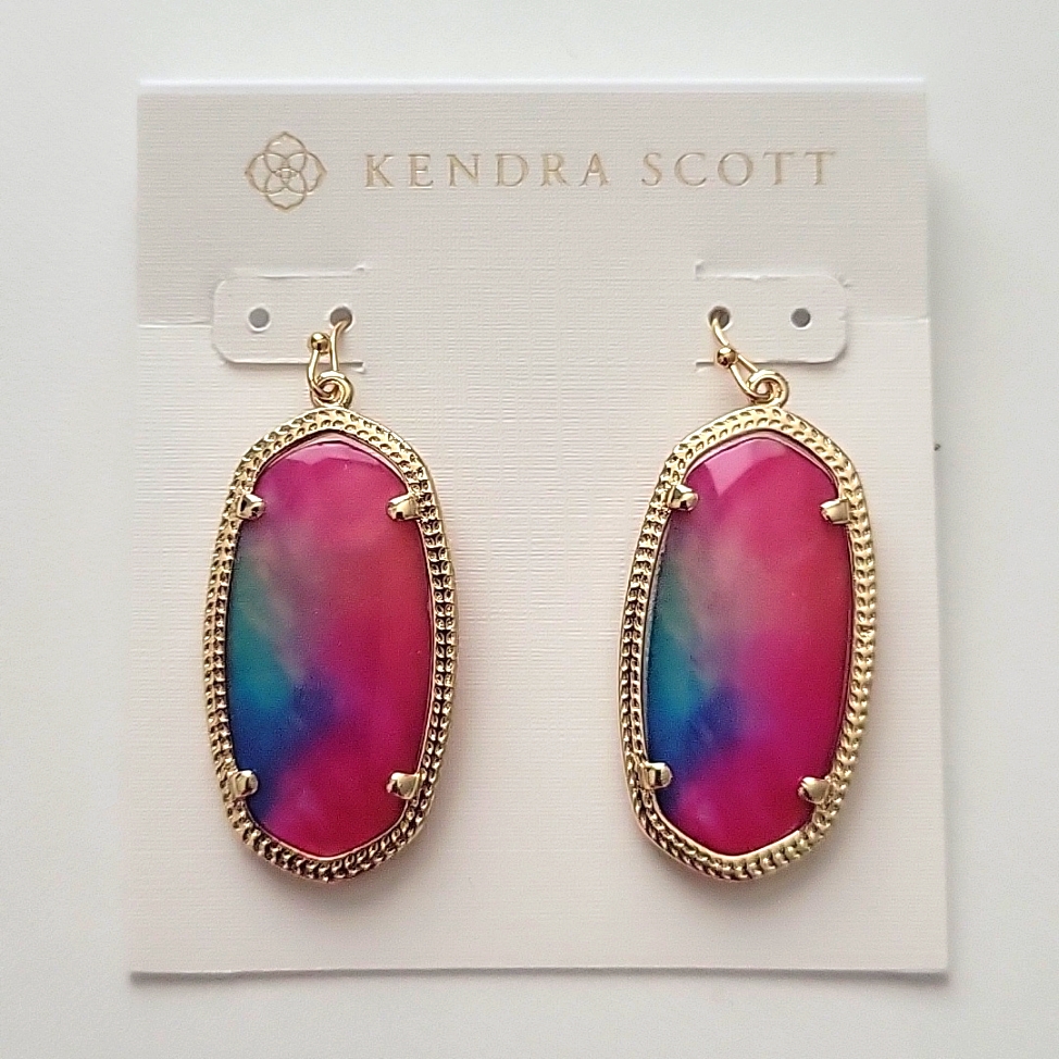 Kendra Scott Elle Drop Earrings Brand New